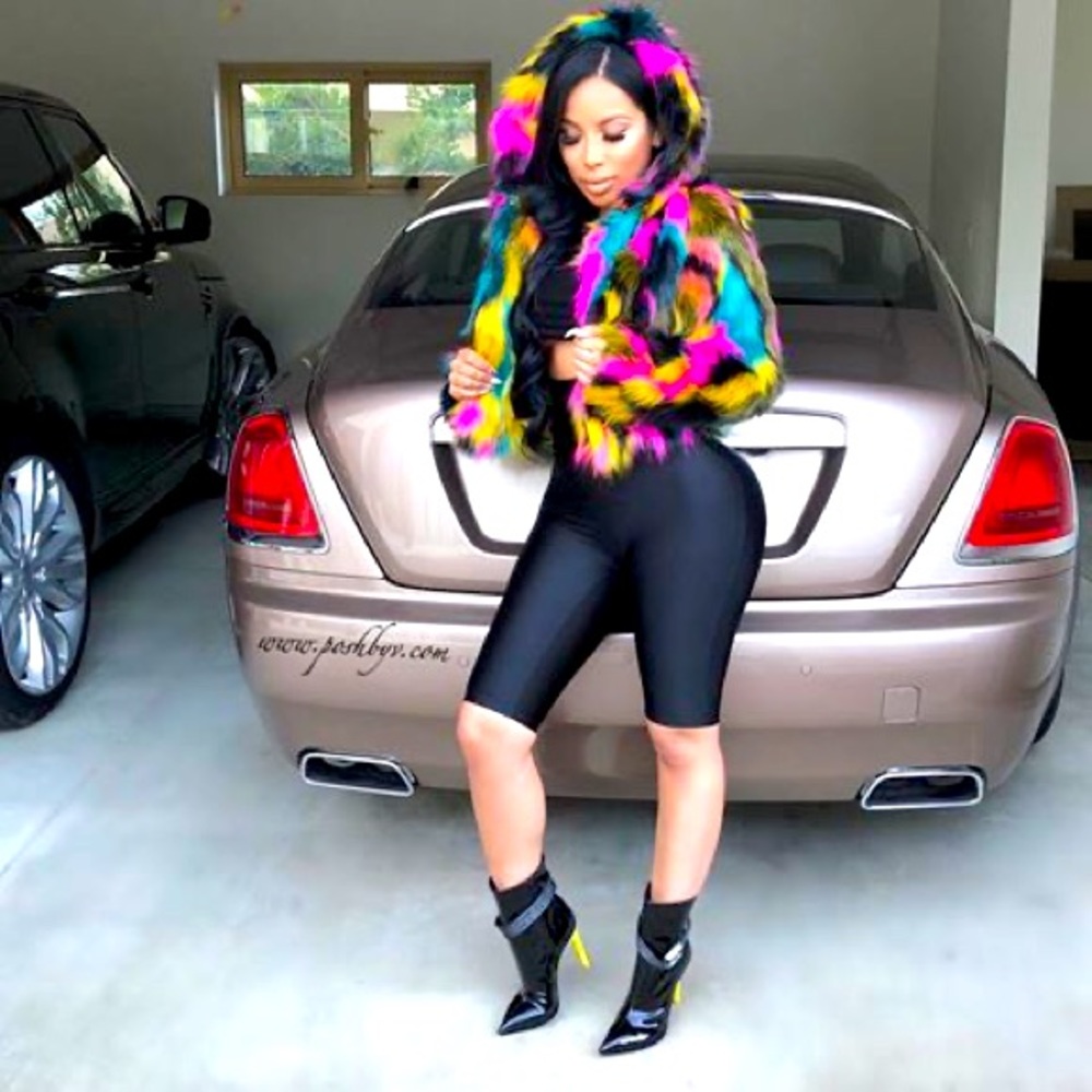 Multi color Fur Jacket